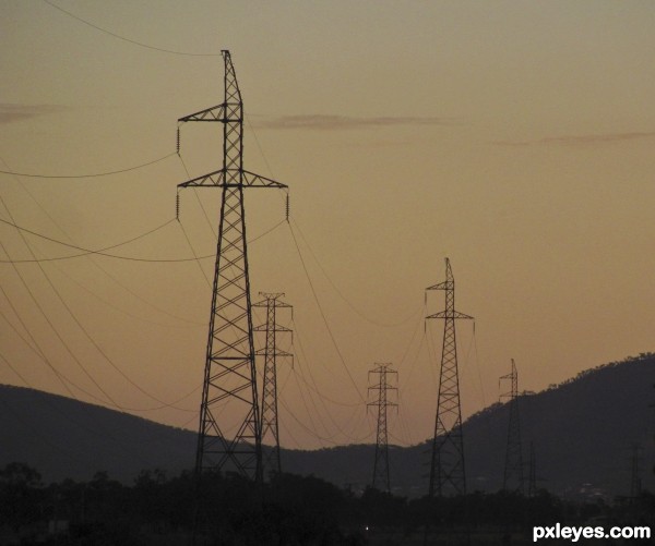 Powerlines and powerpoles